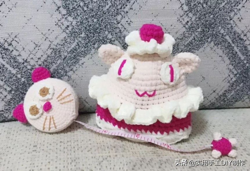 小魔怪的钩编教程,钩针收纳小怪兽