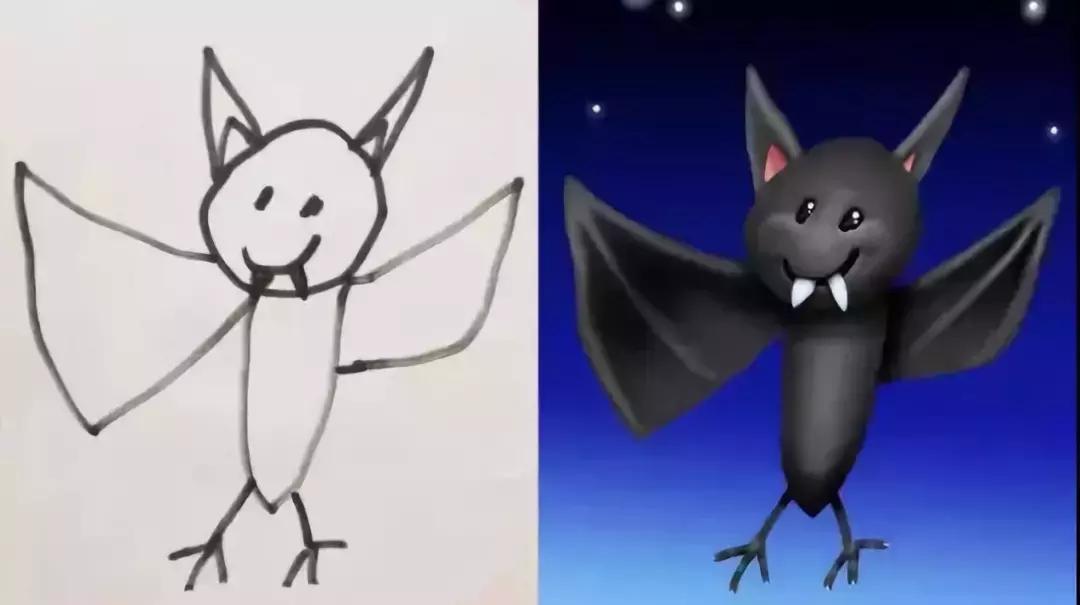 老爸爆改女儿的灵魂涂鸦,登上TED,创造出最有爱的艺术合作!