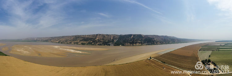 豫西老家放飞机，空中看黄河美景