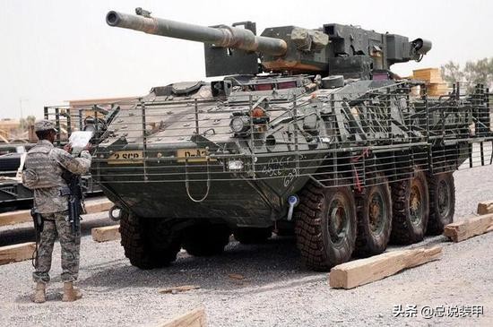 狙击型自行反坦克炮配件,美国122mm轮式自行榴弹炮