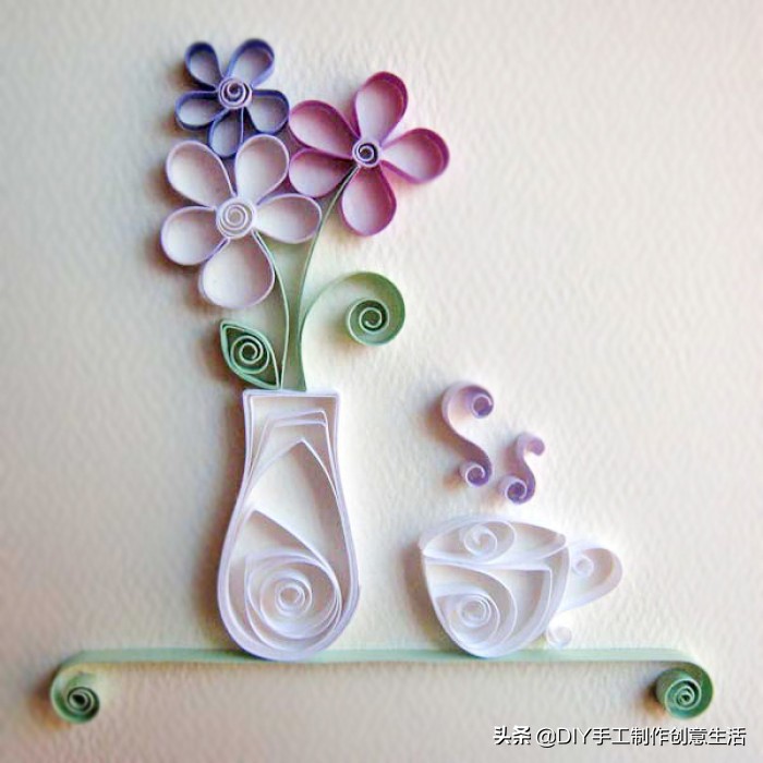 建党100周年衍纸亲子手工作品,幼儿衍纸手工作品介绍