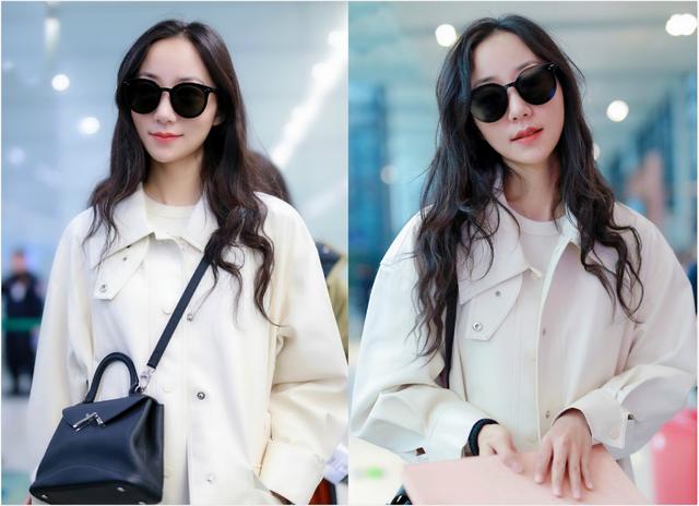 韩雪最新机场私服造型,韩雪最新机场穿搭