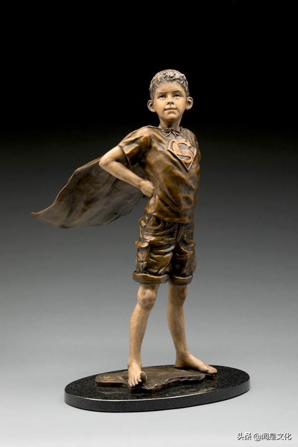 学赏画197:美女雕塑家米娅:灵感来自孩子们不断变化的个性