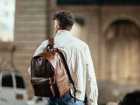 欧巴双肩包单品,韩国ins风复古双肩包