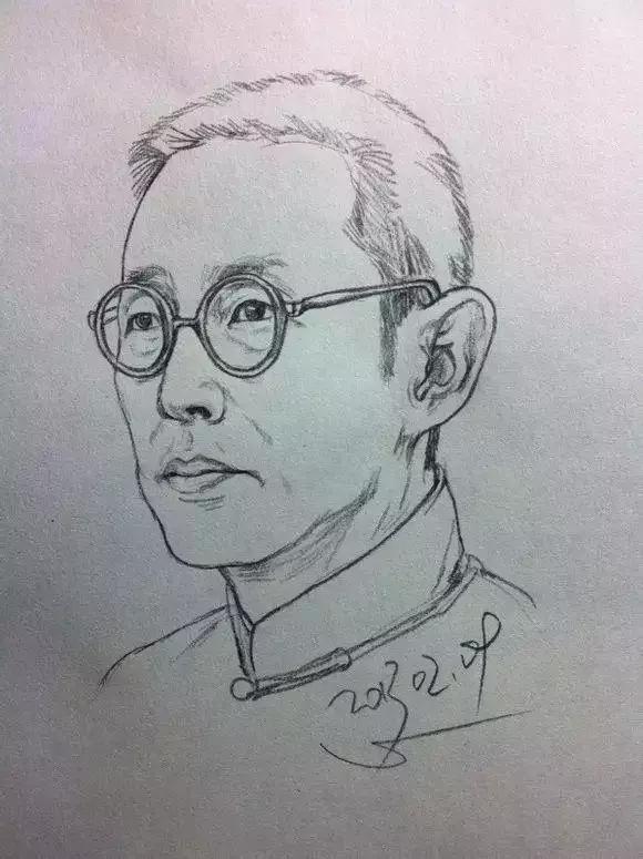 速写看一眼画一笔,用速写的方法画肖像画