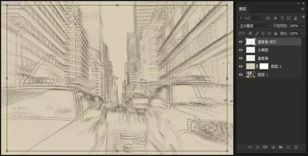 如何在AdobePhotoshop中创建素描效果