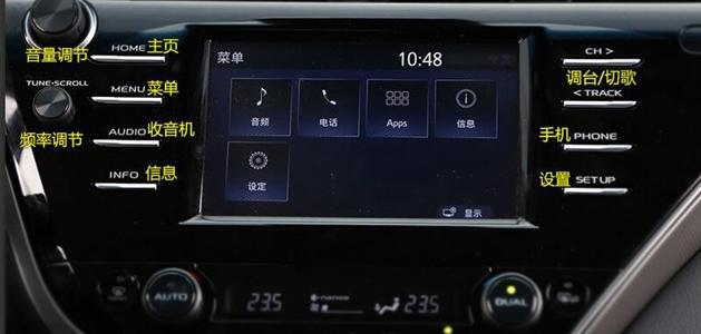 2021全新凯美瑞车内全部按键详解,2012年凯美瑞方向盘按键图解