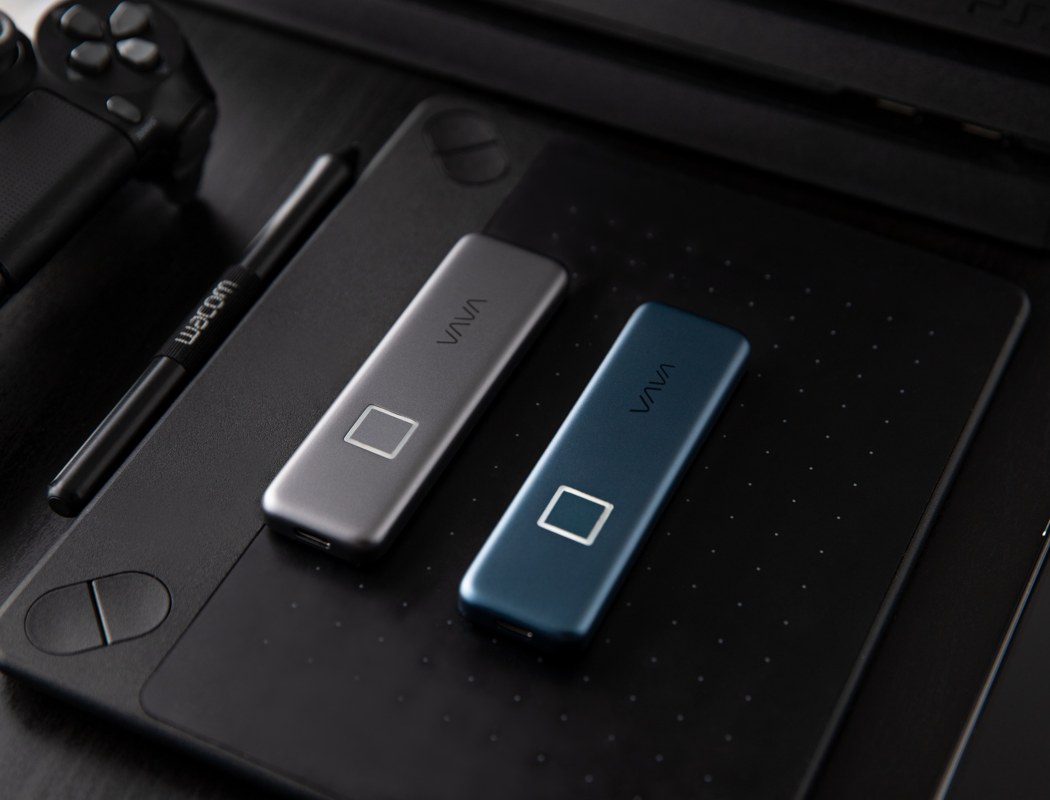 超智设备-带有指纹传感器的便携式SSD将使您取消云存储