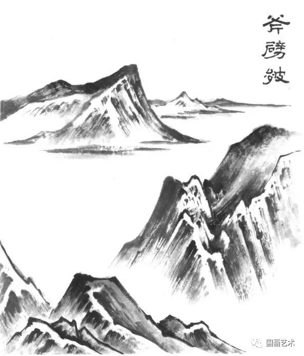 山水画基础技法山石,墨香书画轩山水画技法视频