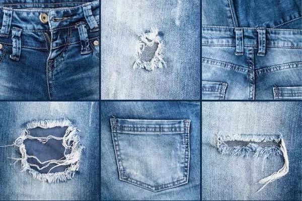 牛仔布水洗后有磨损的情况,牛仔布料洗了会缩水吗