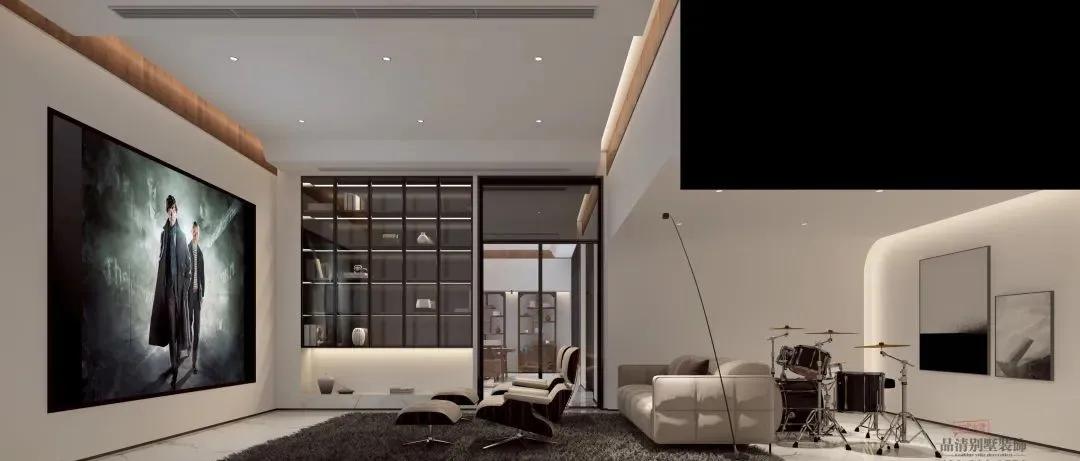 700平米现代轻奢装修效果图,大户型现代轻奢设计