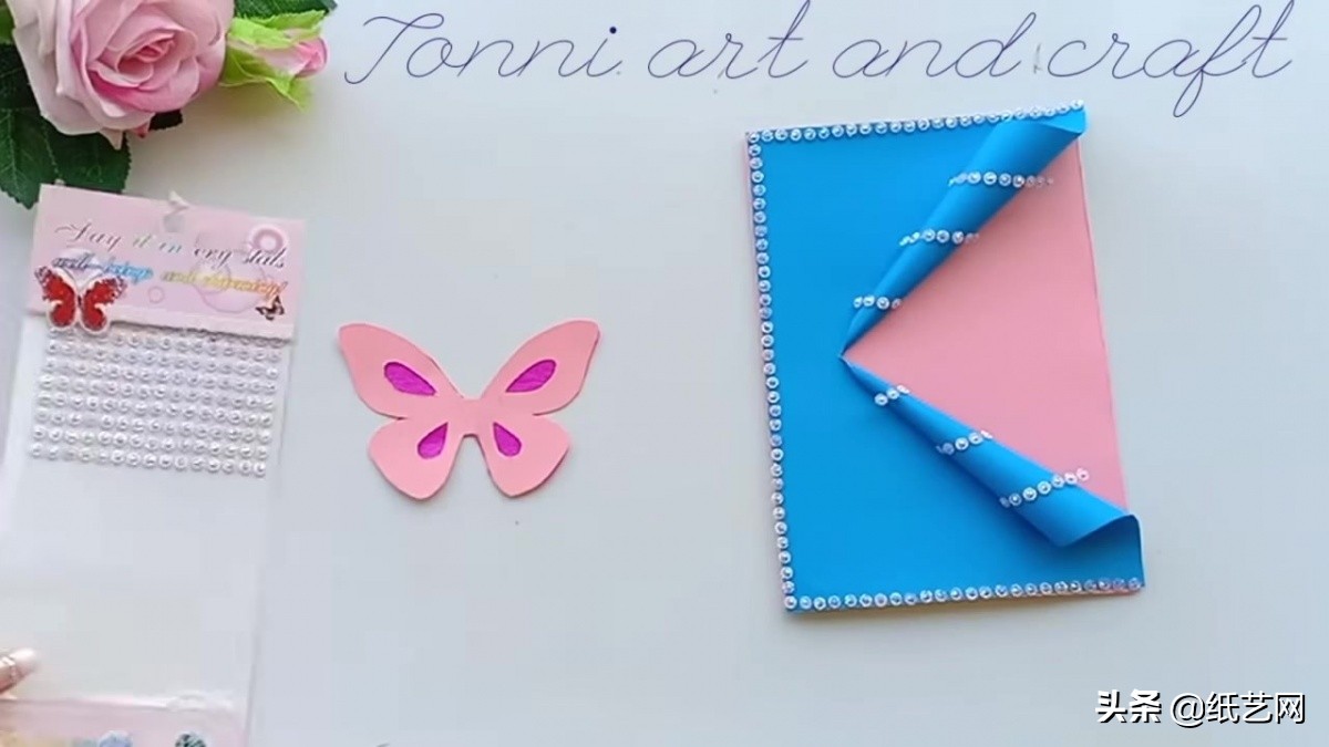 新年贺卡用卡纸还是彩纸,一看就会的超简单手工新年贺卡