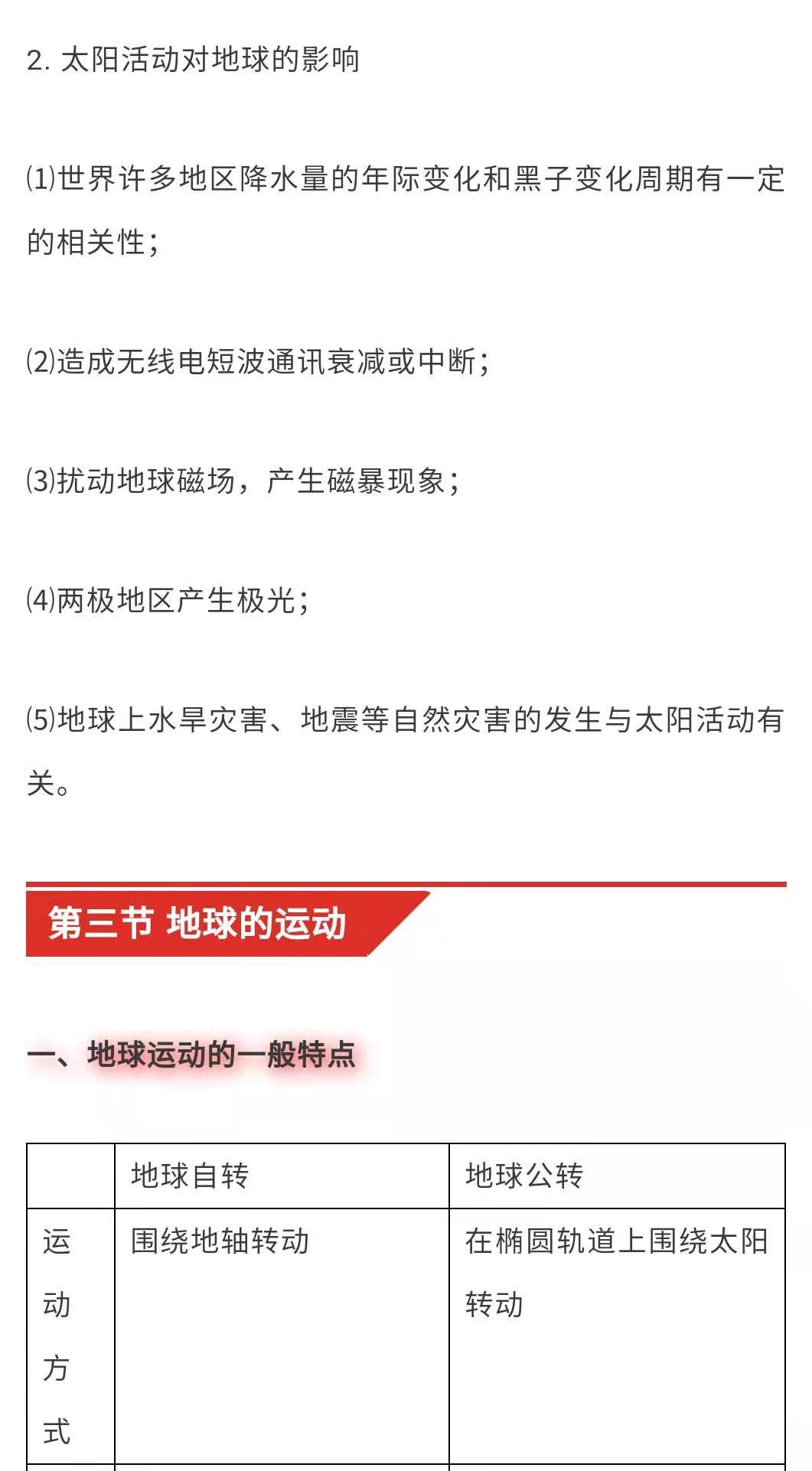 人教版高一地理必修一知识点归纳,人教版高一地理必修二复习重点