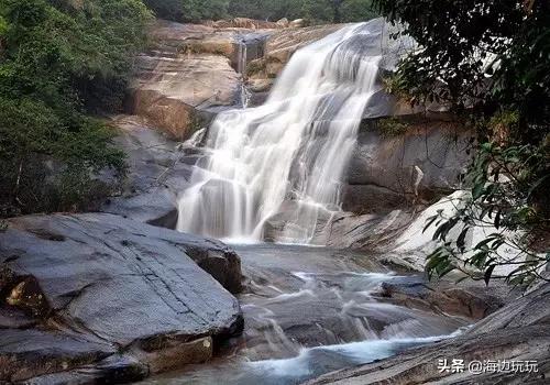 海南古银瀑布线路,海南兴隆情人瀑布