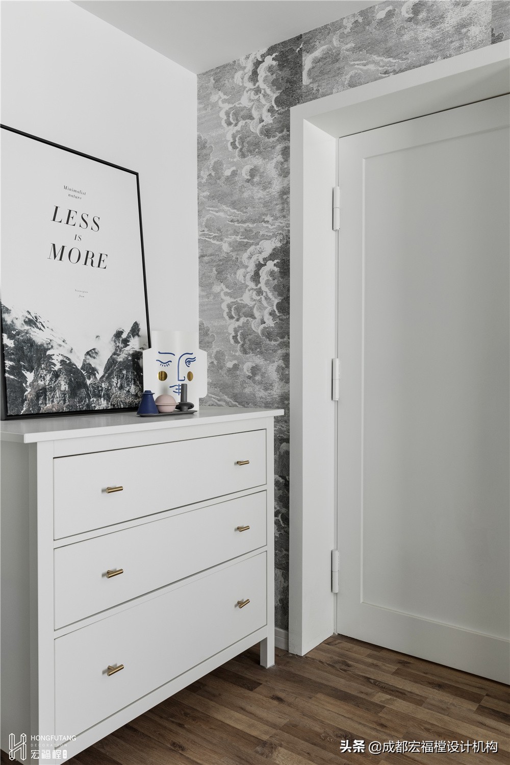 跃层意式极简风背景墙,北欧风电视背景墙小户型