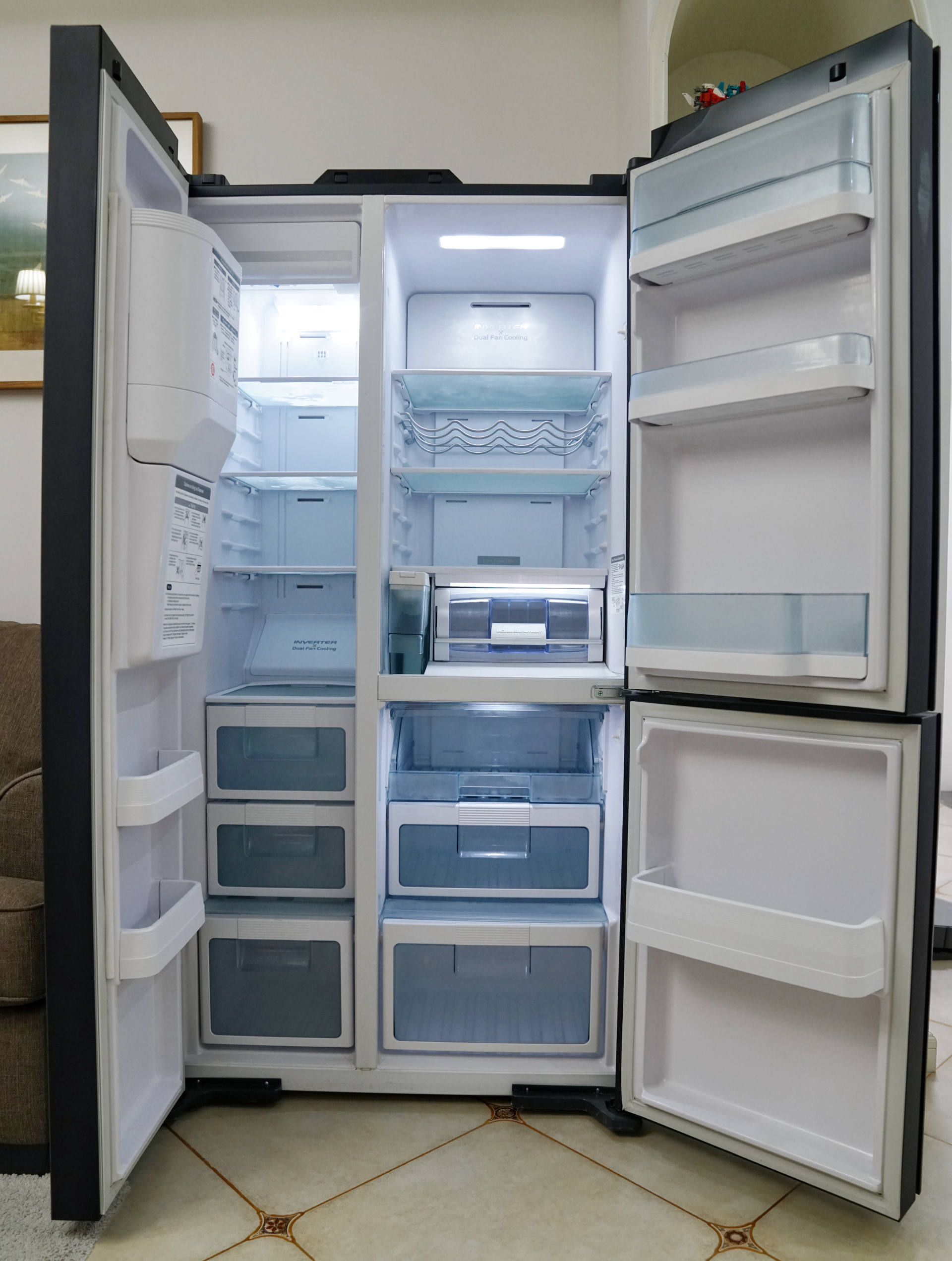 2000左右超高颜值冰箱,日立3200xc不出冰块怎么回事