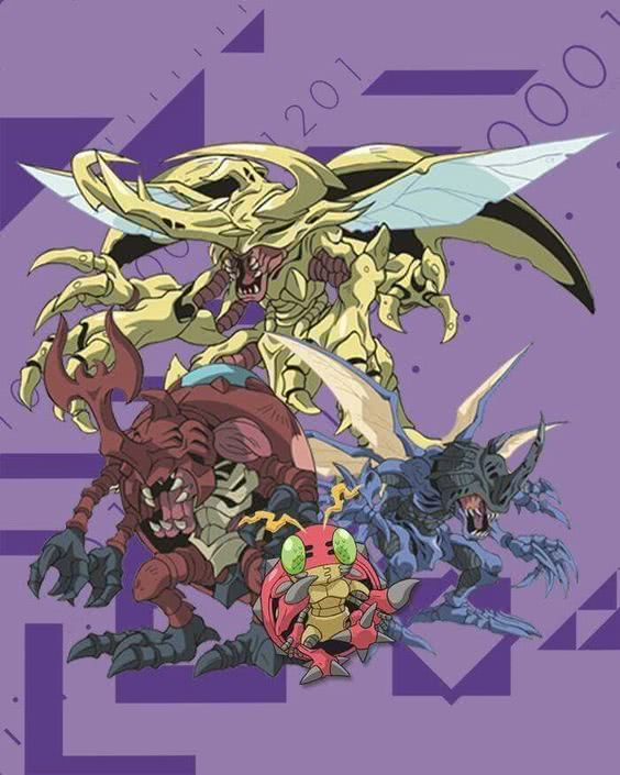 数码宝贝昆虫型数码兽有多少个,数码宝贝官方公认十大最强数码兽