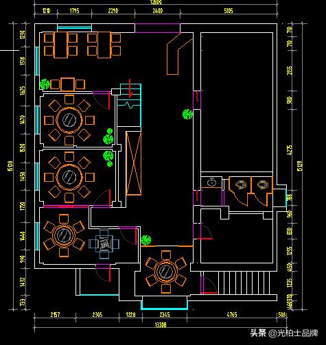 江门餐厅灯光设计,江门餐厅灯光设计实景