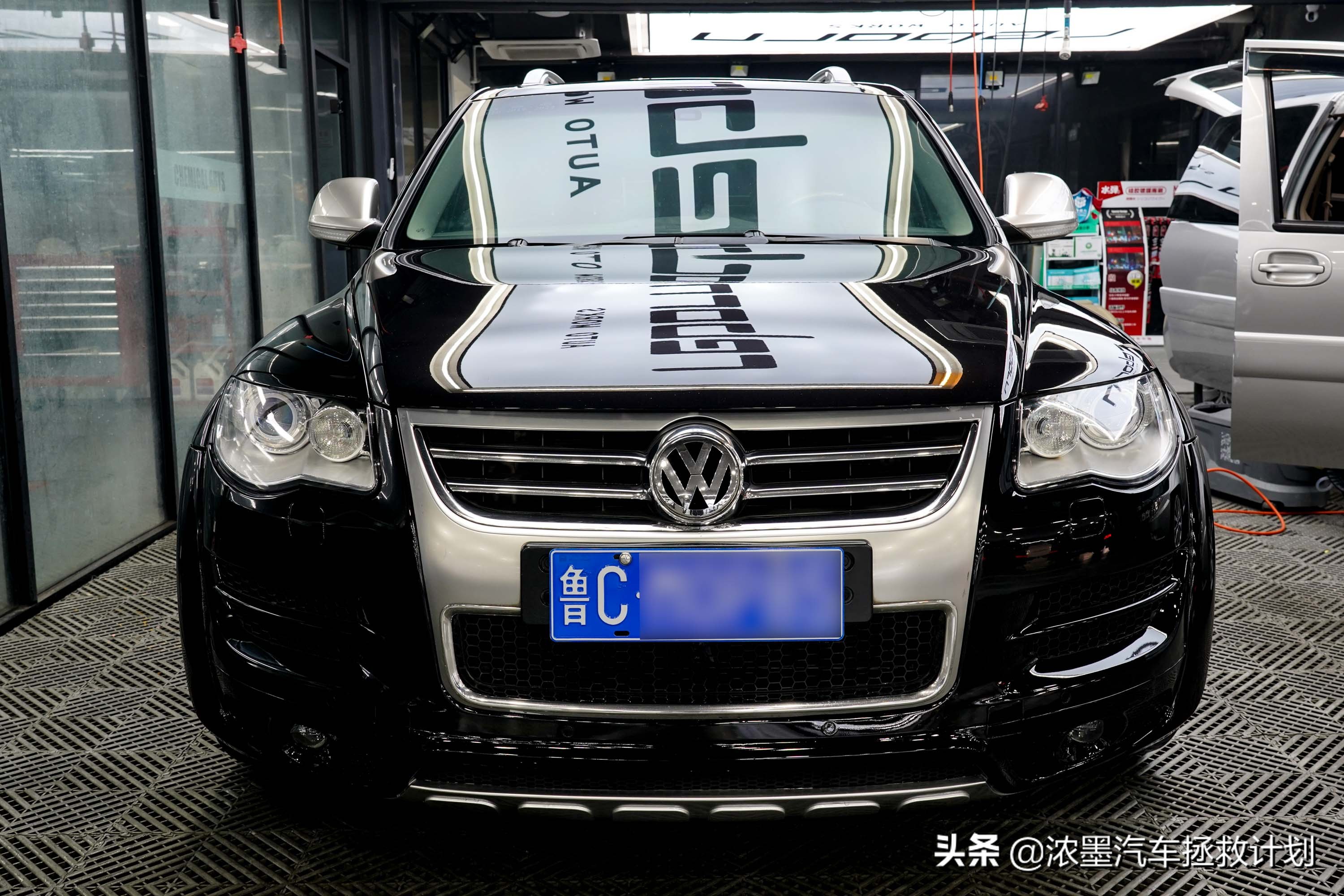 09款途锐全车修复翻新,完美修复一台即将报废的途锐