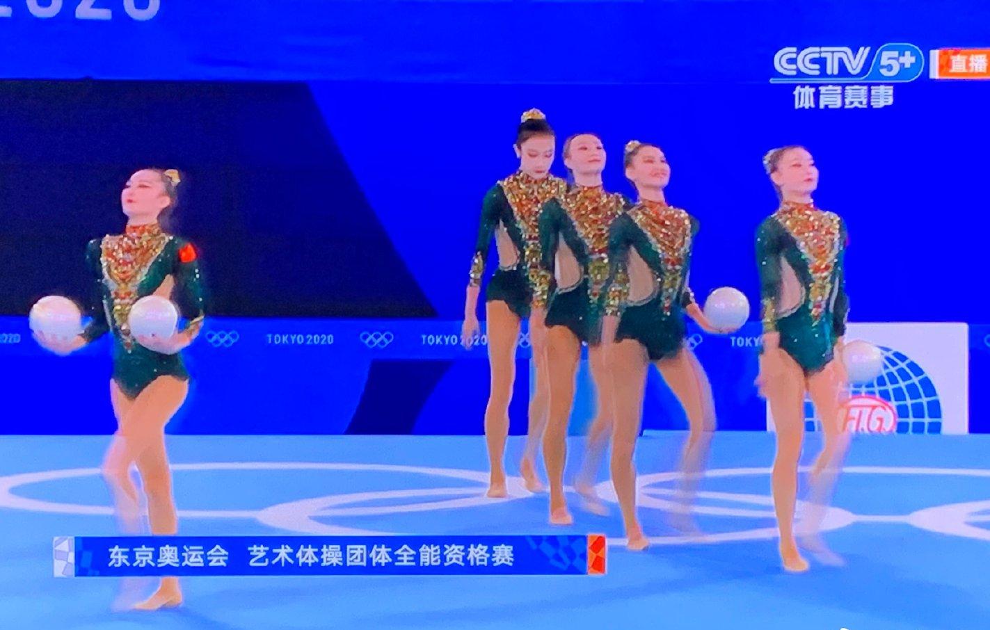 中国队好看的竞技体操服,中国艺术体操敦煌飞天原版