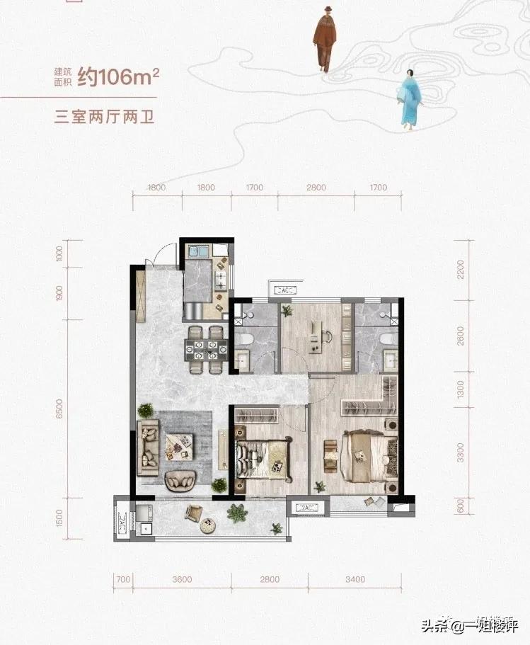 留在关山的最低门槛！超低密，北看东湖，南向楼间距约140米