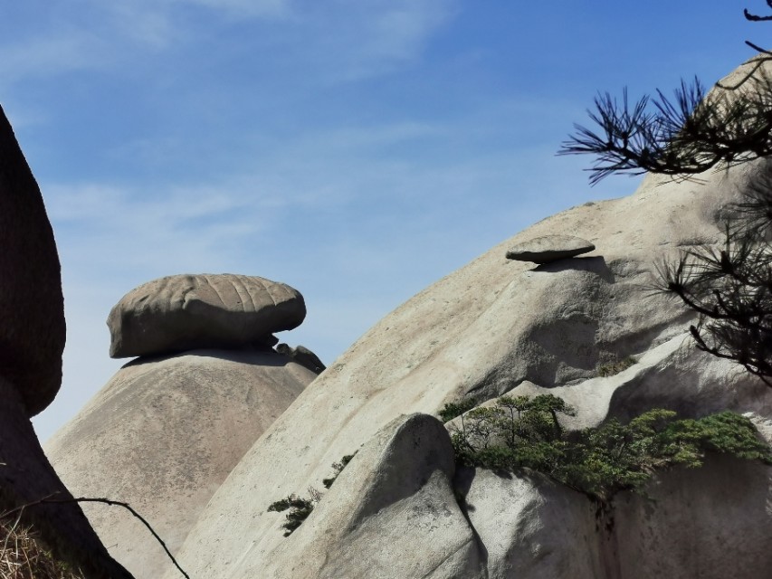 天柱山最美花岗岩地貌在哪个地方,天柱山大自然的鬼斧神工