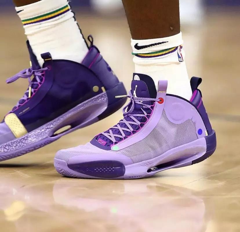 nba球星上脚布朗尼1代,nba球员上脚科比球鞋