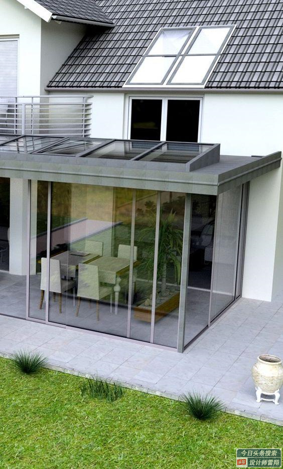 别墅庭院阳光房2023最新款设计,庭院阳光房设计