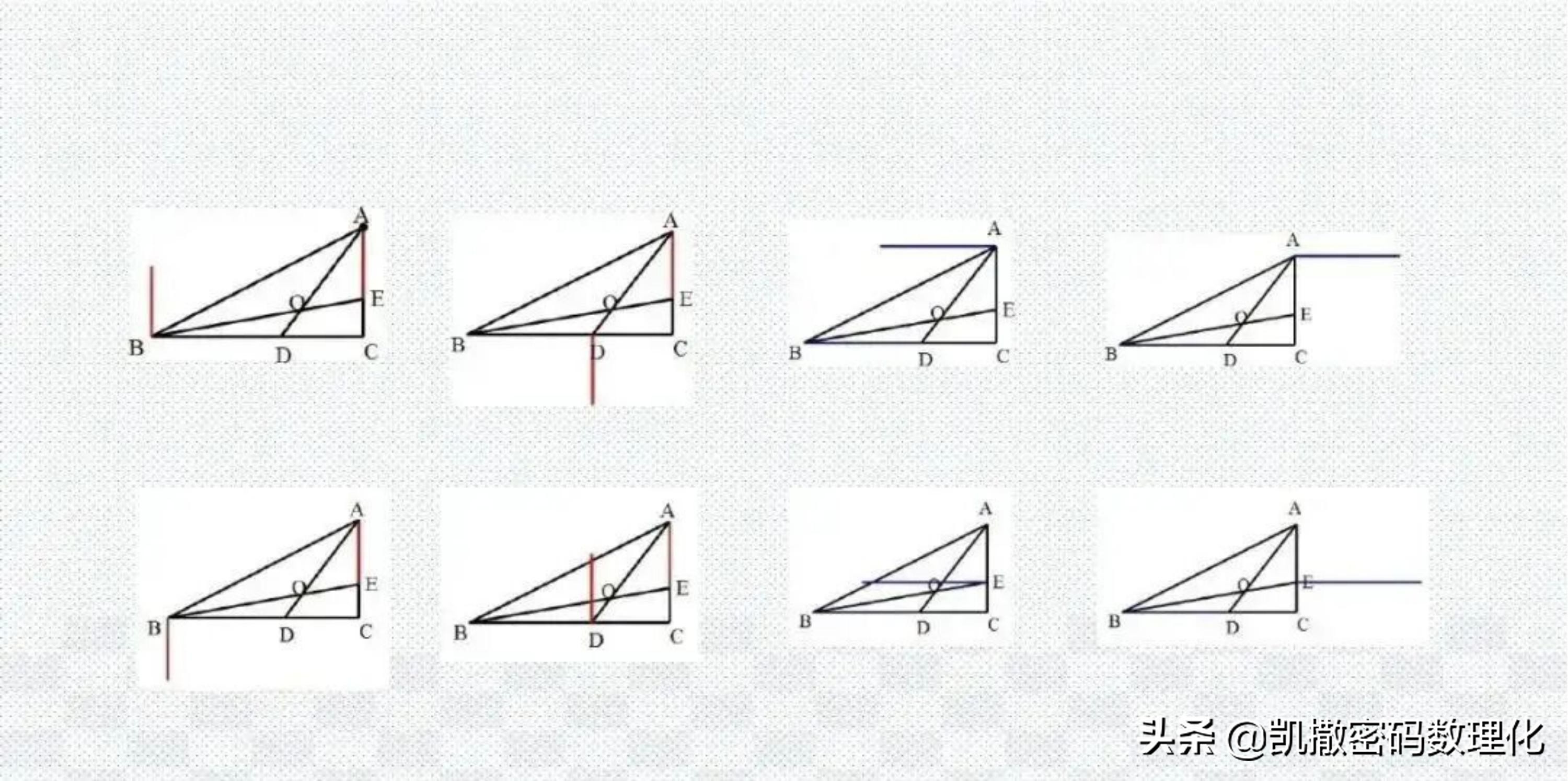 熬了整整七夜!终于把初中数学1-6册几何模型浓缩成70张高清大图