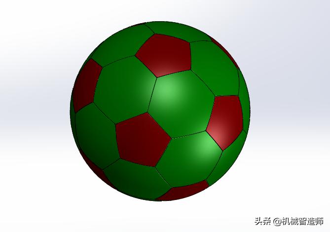 球solidworks建模教程,solidworks足球制作教程