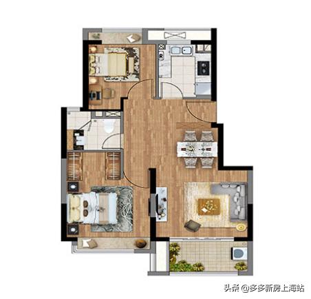 宝山罗店二手房二室一厅什么价格,宝山罗店刚需房