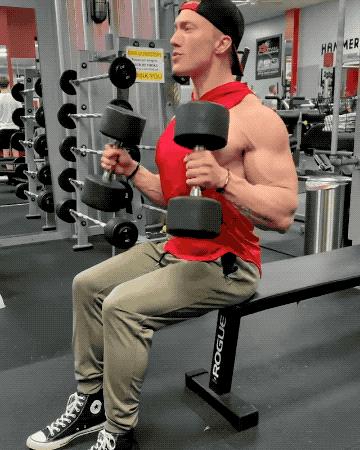 手臂臂围训练方法,增加臂围最有效的动作