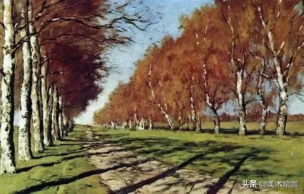 俄国画家列维坦的风景画,俄国画家伊萨克列维坦