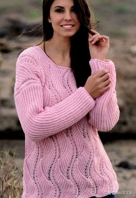 50-60岁开衫毛衣外套编织花样,500种实心花样编织毛衣麻花图案