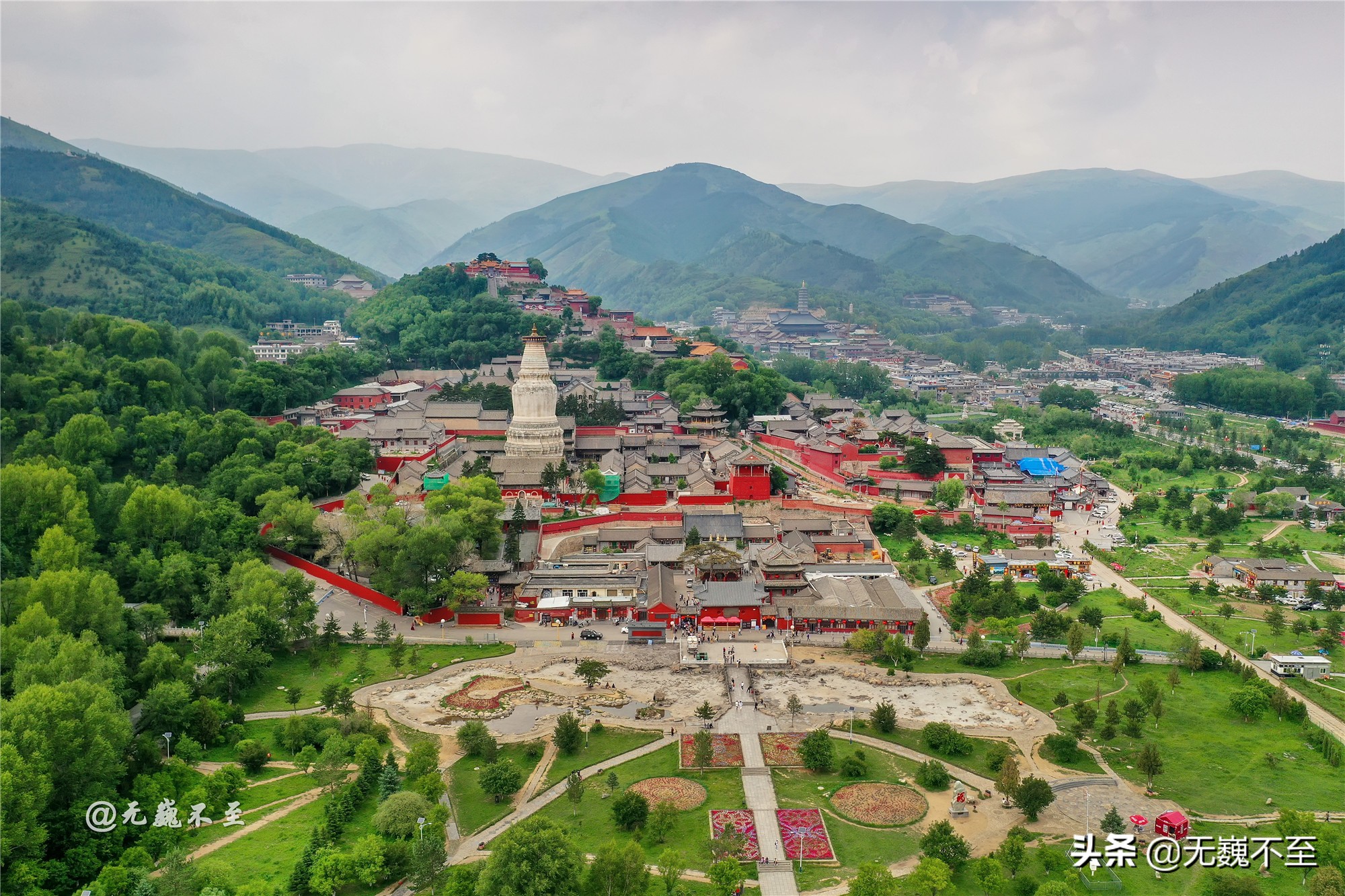 四大佛教圣地之一五台山五爷庙,五台山12座藏传佛教寺庙