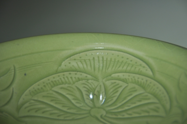 耀州窑刻花斗笠盏,耀州窑斗笠盏剔花和刻花的区别