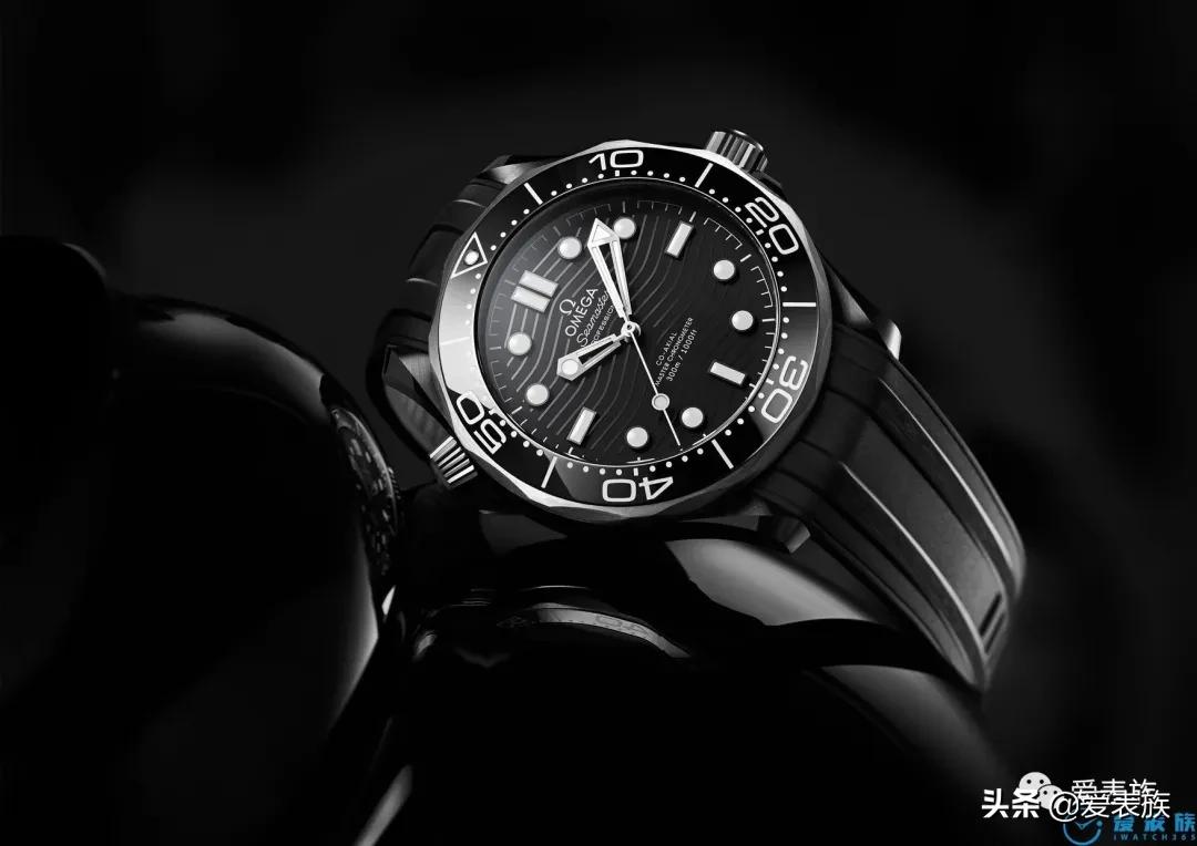 新款欧米茄黑色海马300潜水表,欧米茄海马300计时款黑色