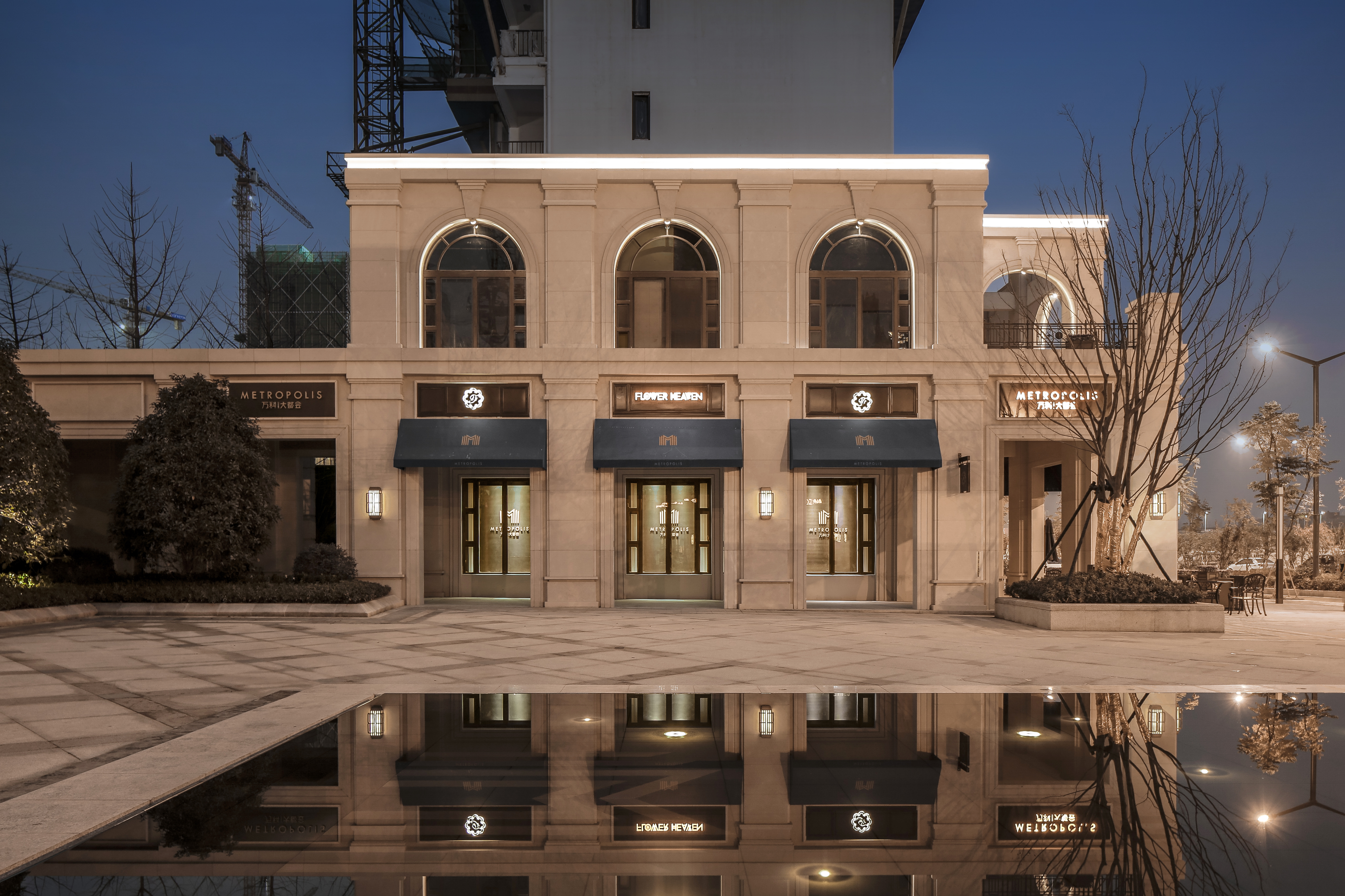 万科大都会大堂实景,南京万科大都会