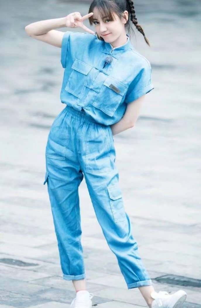 蓝色清爽穿搭,小清新穿搭夏季蓝色系