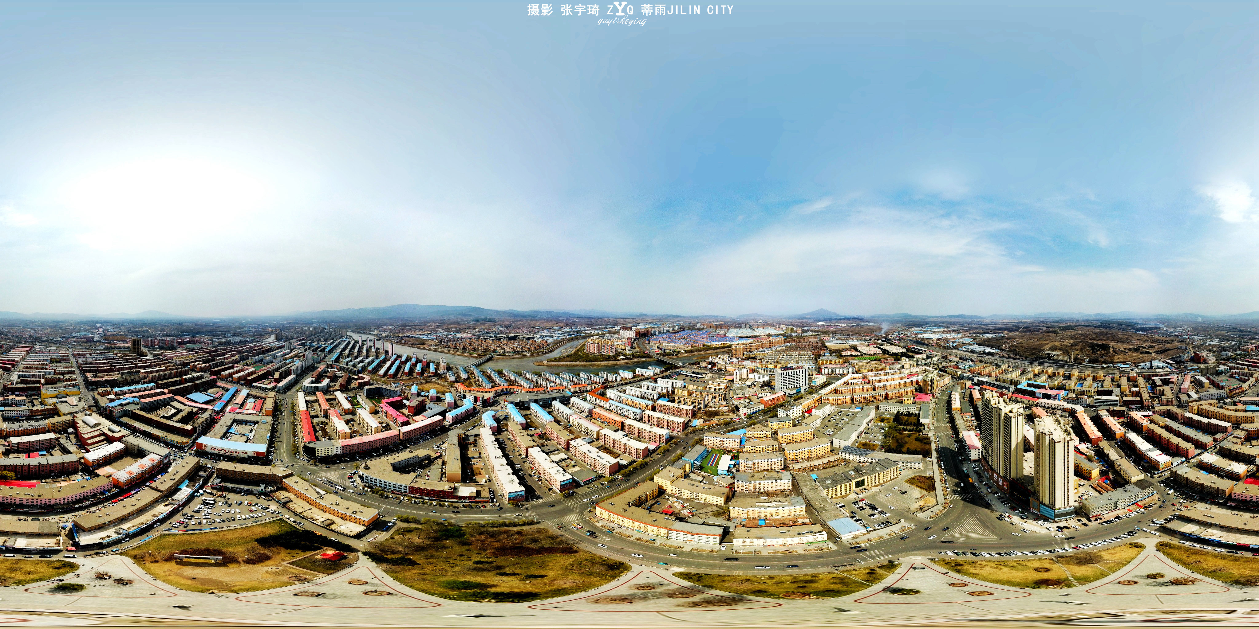 蛟河市航拍,吉林蛟河景色视频