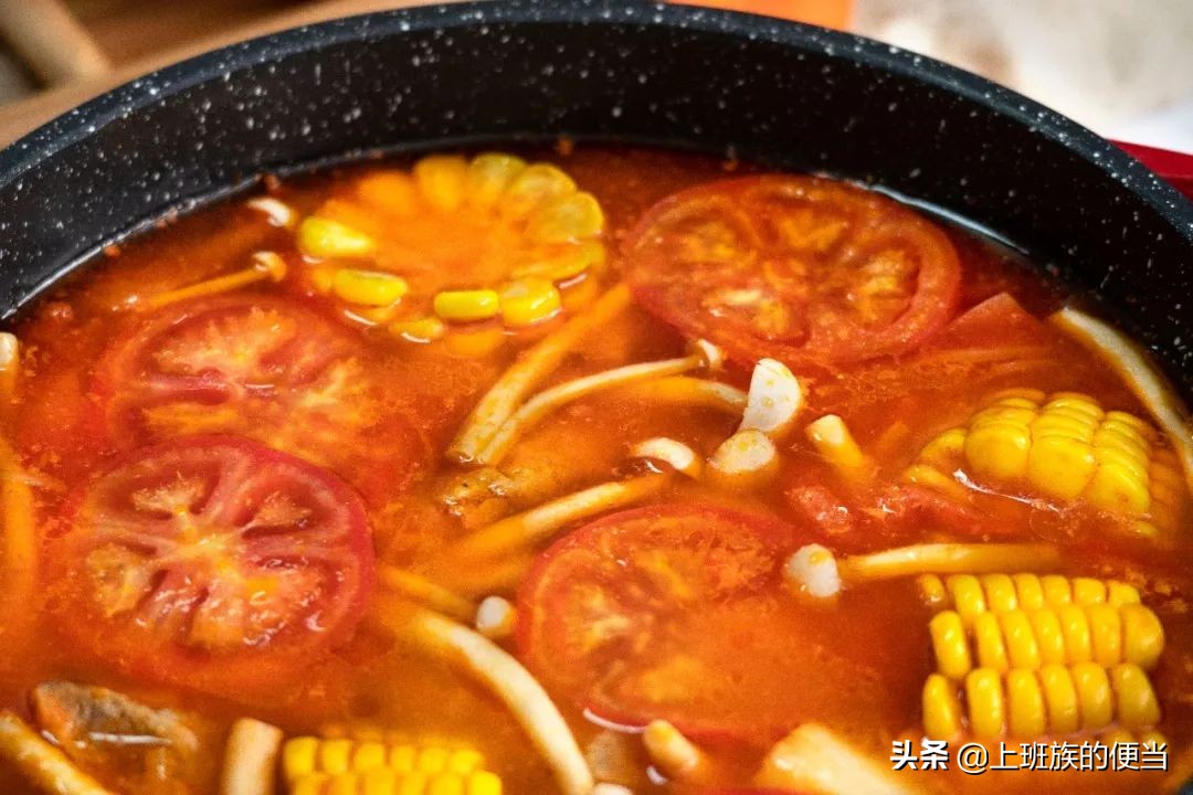 海底捞番茄牛肉火锅汤底,海底捞同款番茄汤平替