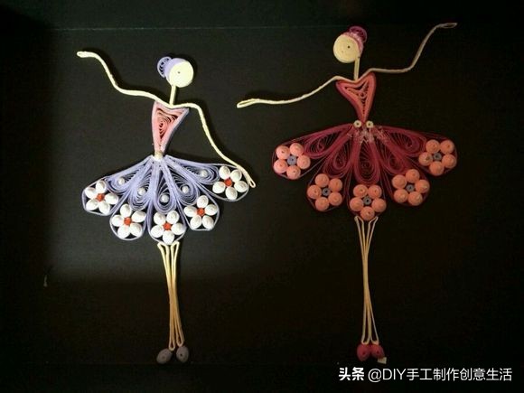 建党100周年衍纸亲子手工作品,幼儿衍纸手工作品介绍