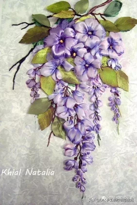 绣一朵花要多久,丝带绣的扭转绣针法