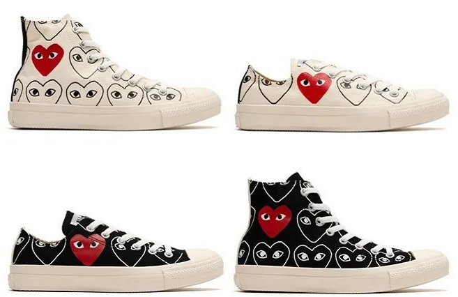 匡威帆布鞋川久保玲联名款,肖战穿的川久保玲和匡威联名鞋