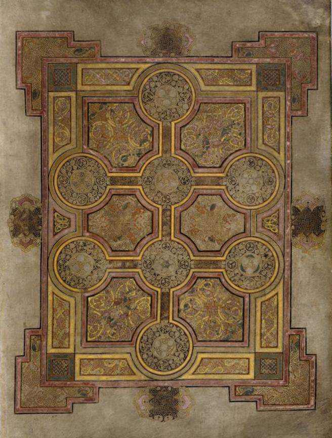 可在线阅读的高清版爱尔兰国宝《凯尔斯之书》by都柏林三一学院