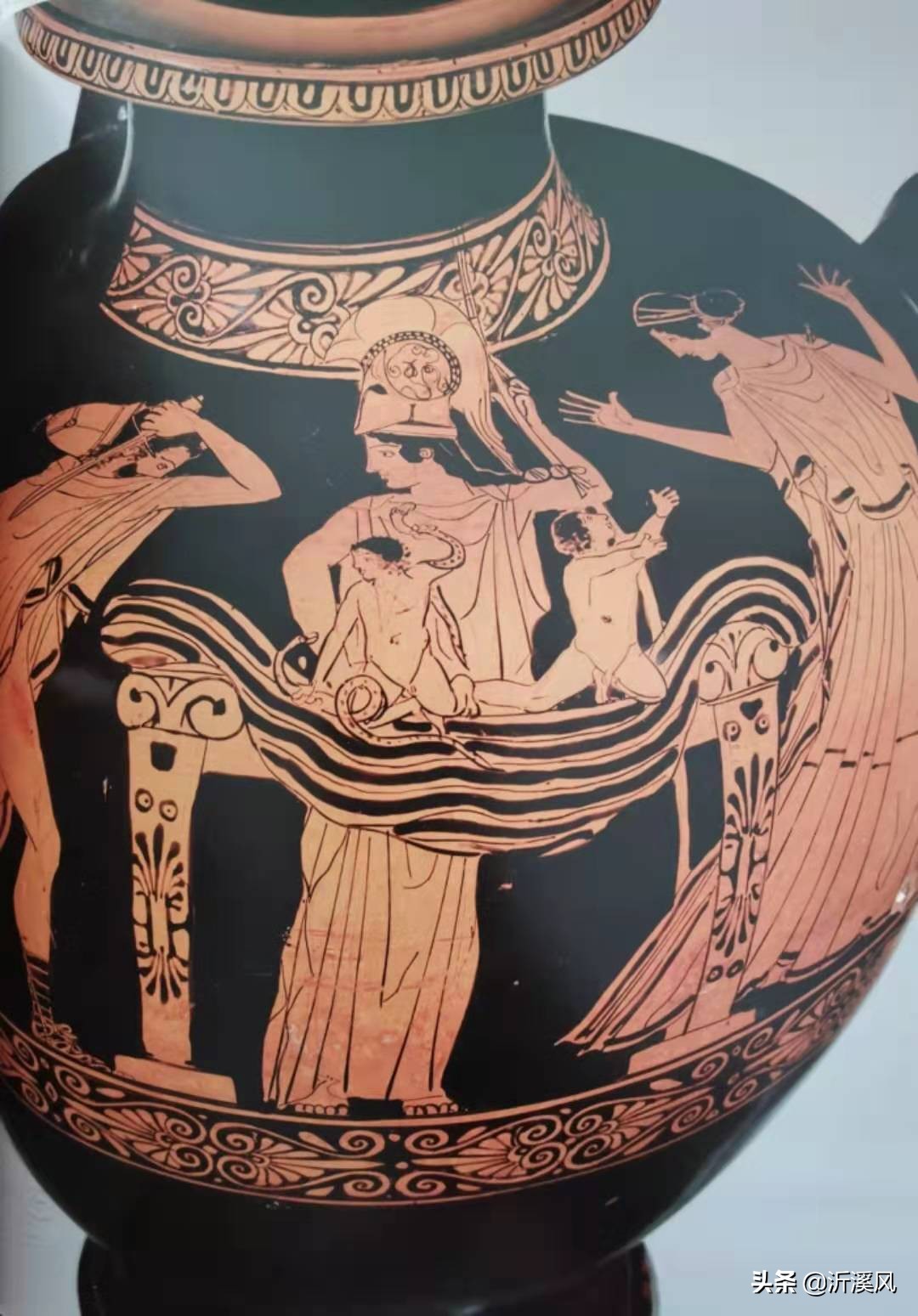 国宝级陶瓶图片欣赏,古希腊陶瓶几何风格
