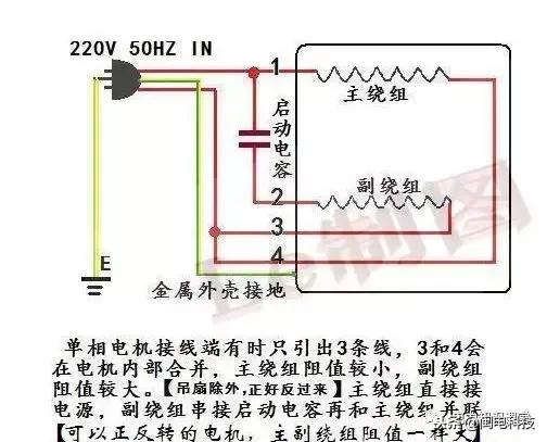 单相双值电容异步电机电容接法,单相电机单电容可以改双电容吗