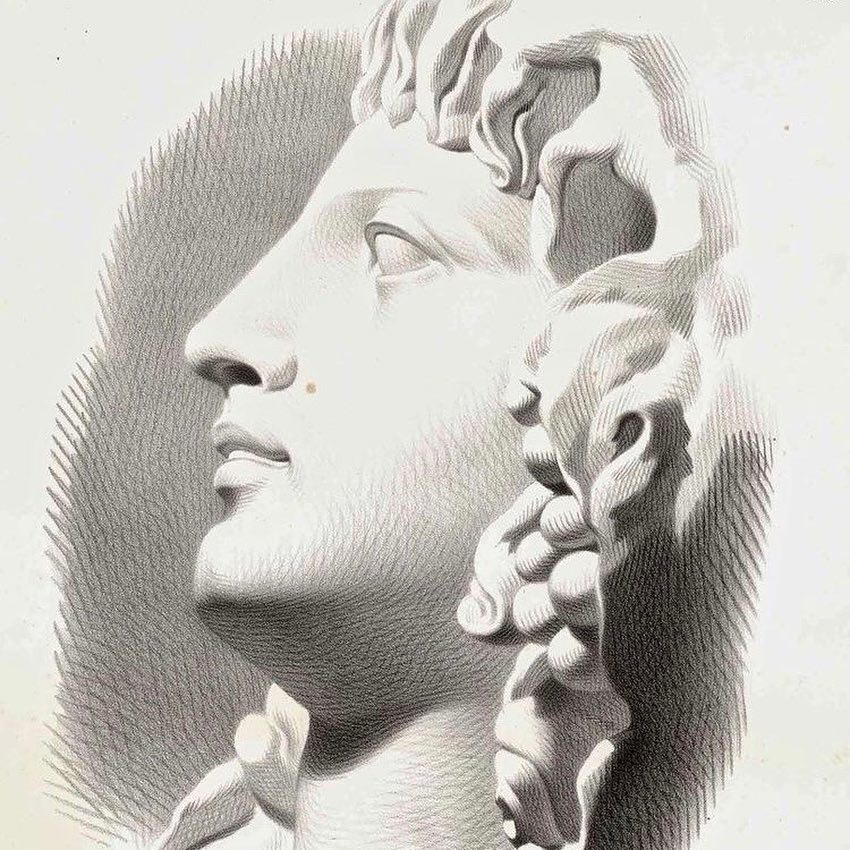 石膏头像大卫素描教程步骤,小卫石膏头像素描教程完整版