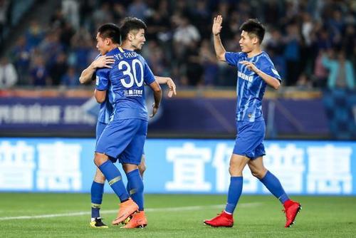 中超队全华班最新消息,江苏苏宁易购险胜天津