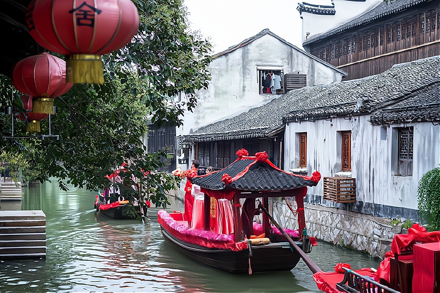 浙江南浔是一座历史悠久的古镇,古镇南浔江南水乡
